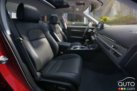 Interior of Honda Civic Sedan Sport